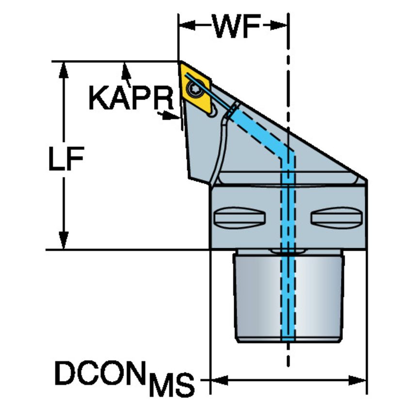 CoroTurn 107 Cutting Unit for Turning C6-SDJCR-45065-11C