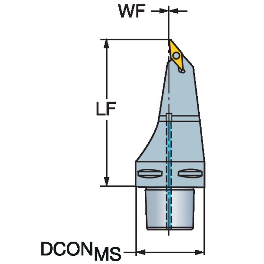 CoroTurn 107 Cutting Unit for Turning C6-SVMBL-33120-16A