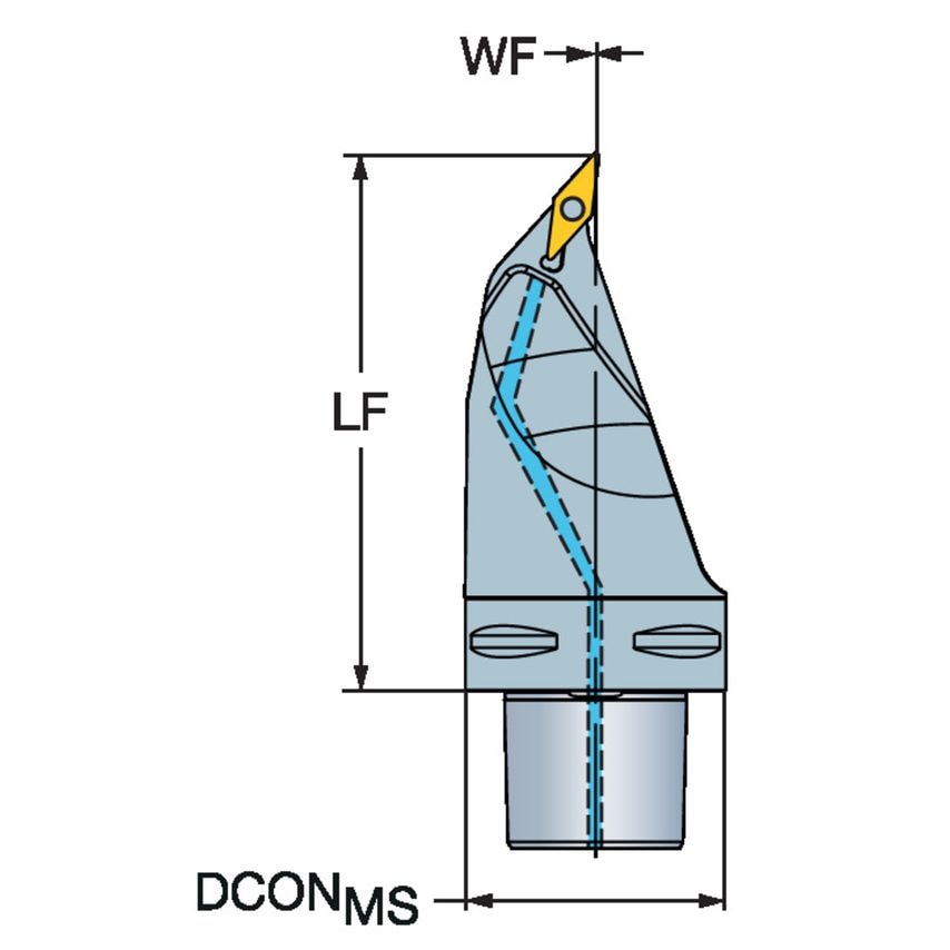 CoroTurn 107 Cutting Unit for Turning C8-SVMBL-00160-16C