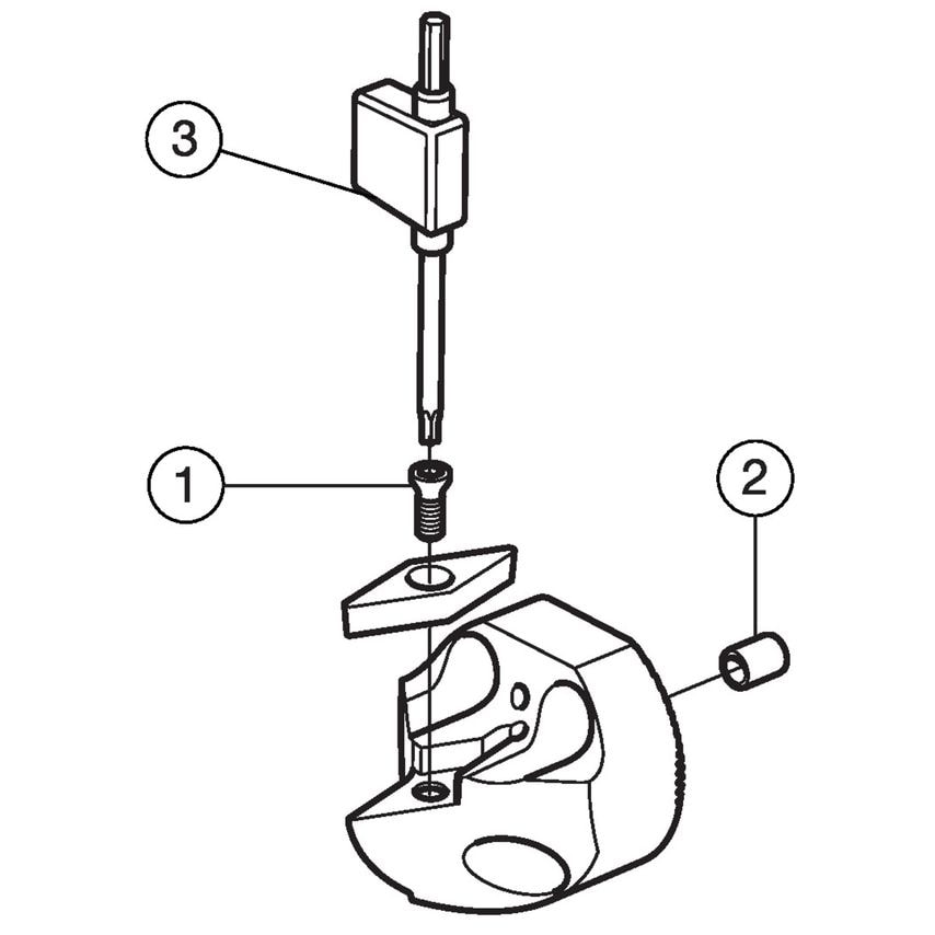 CoroTurn 107 Head for Spirogrooving SL-SVXBR-40A-16-085A