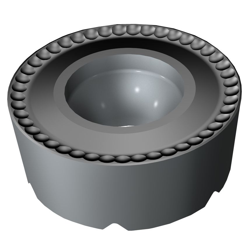 CoroTurn 107 Insert with Rail for Turning RCMT0803MP-H71105