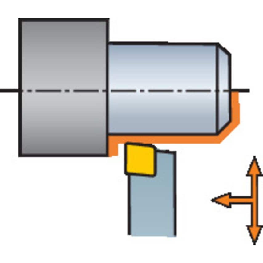 CoroTurn 107 QS Shank Tool for Turning QS-SCLCR083 x HP