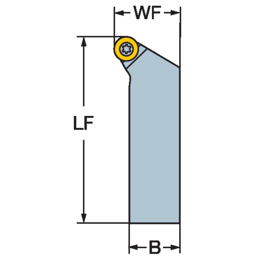 CoroTurn 107 Shank Tool for Turning SRGCR163D