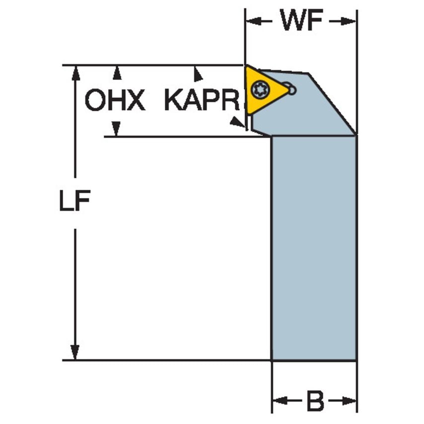 CoroTurn 107 Shank Tool for Turning STGCL163D