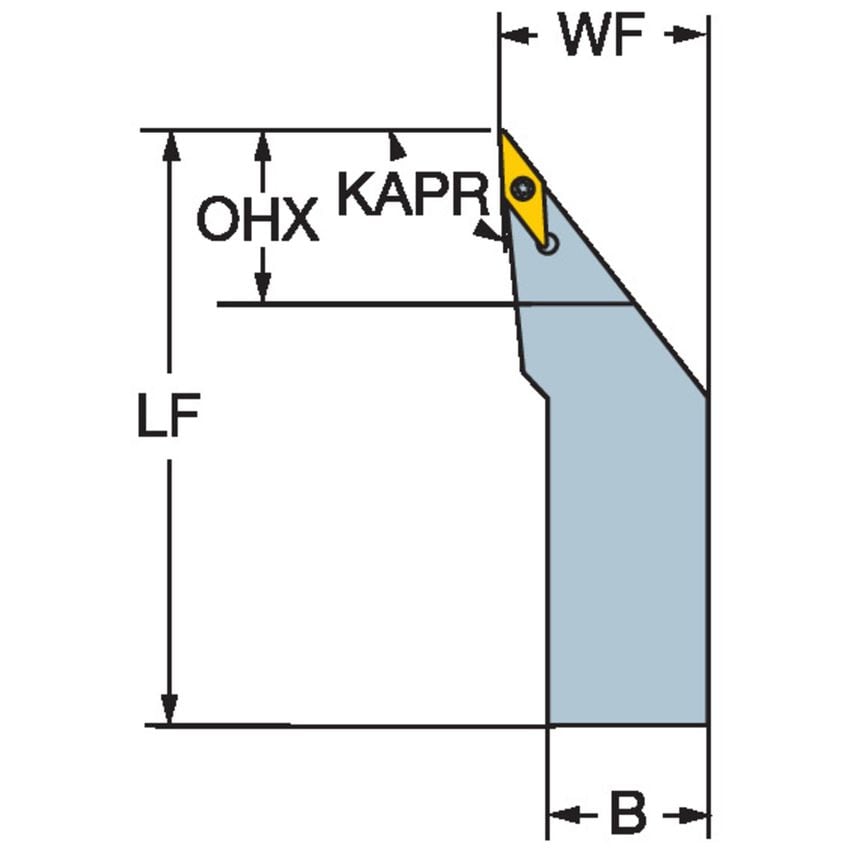 CoroTurn 107 Shank Tool for Turning SVJBL162D-B1