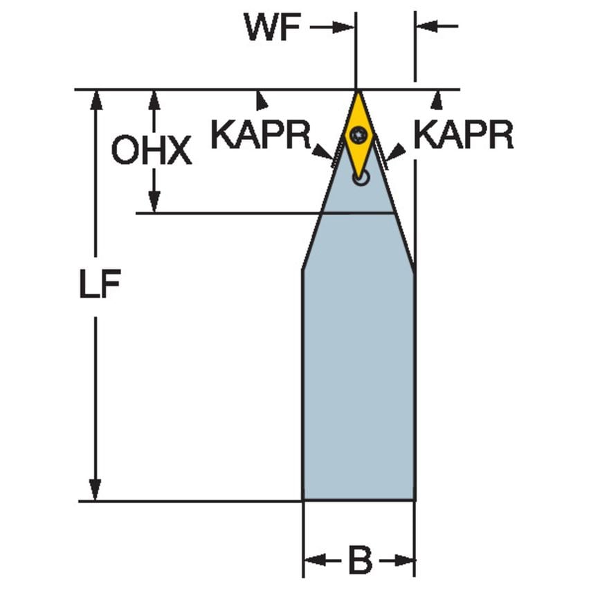 CoroTurn 107 Shank Tool for Turning SVVBN062C-S-B1