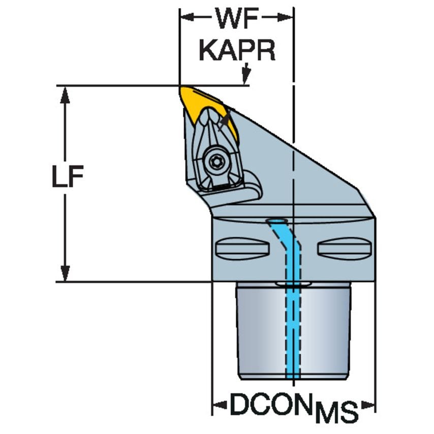 CoroTurn Prime Cutting Unit for Turning C4-CP-25BL-27060-11B