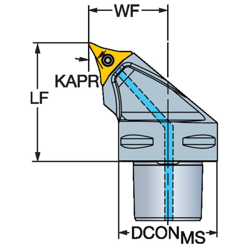 CoroTurn Prime Cutting Unit for Turning C5-CP-A-30AR40060-11C