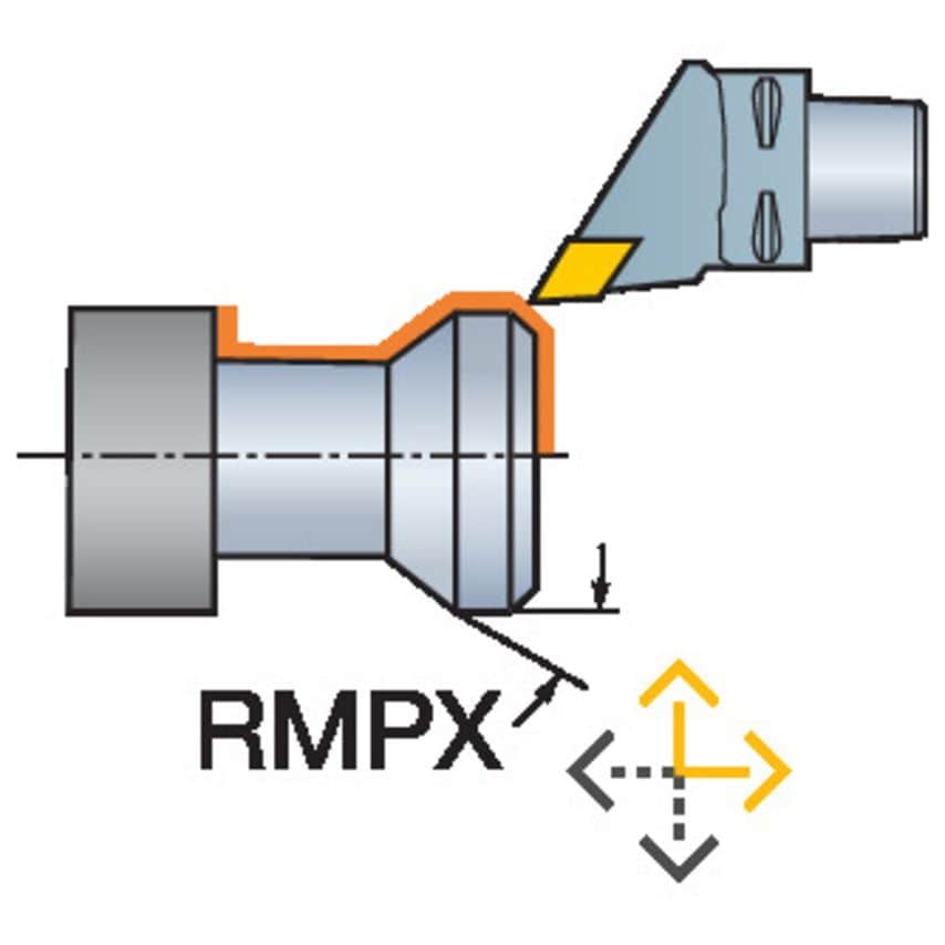 CoroTurn Prime Cutting Unit for Turning C6-CP-A-25BL50065-11B