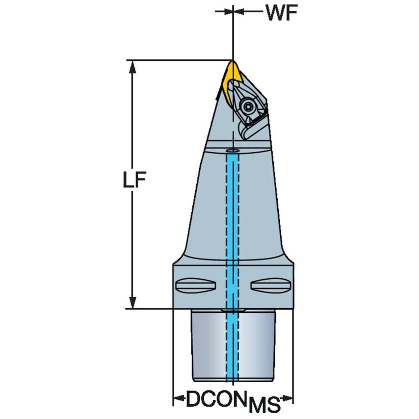 CoroTurn Prime Cutting Unit for Turning C8-CP-70BL00160-11B