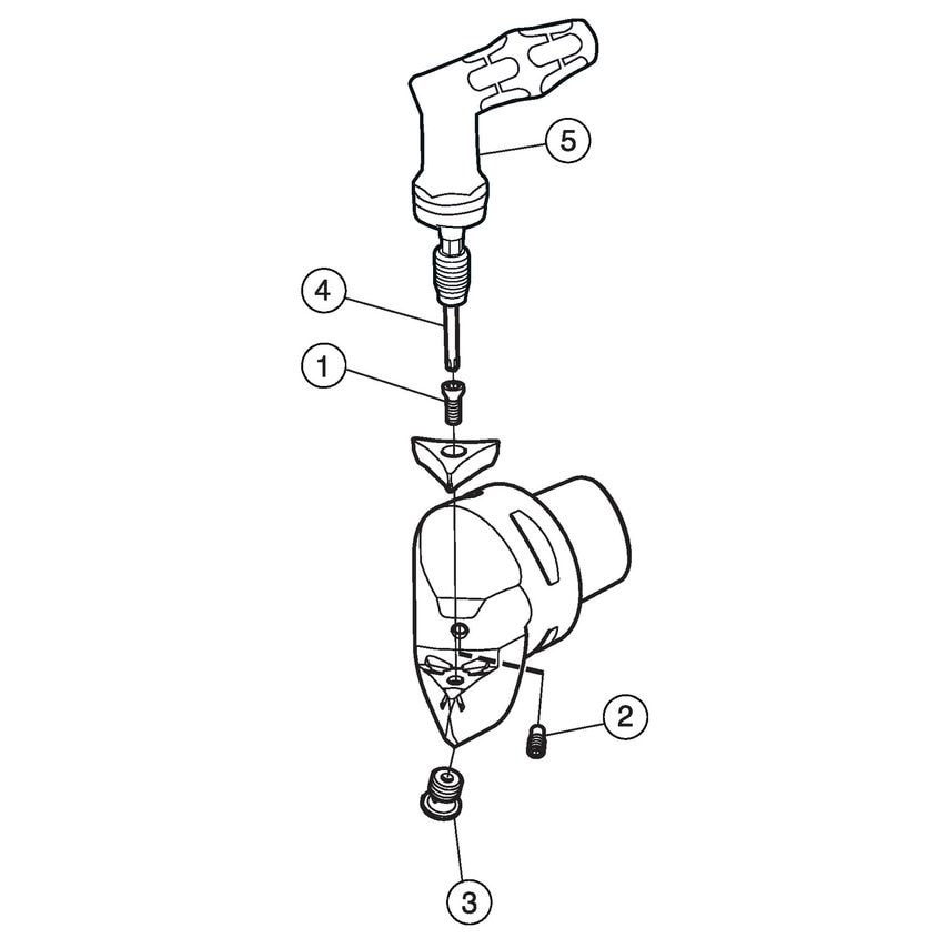 CoroTurn Prime Cutting Unit for Turning C8-CP-75AL00160-11C