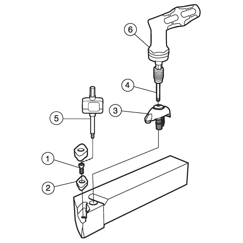 CoroTurn Prime Shank Tool for Turning CP-25BR-2020-11