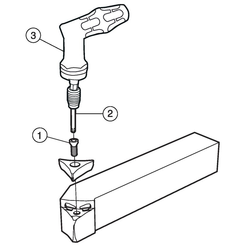 CoroTurn Prime Shank Tool for Turning CP-30AR-20-11