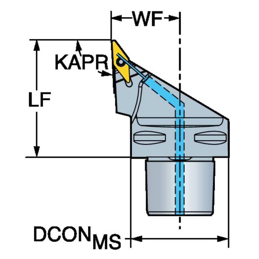 CoroTurn TR Cutting Unit for Turning C5-TR-V13JBL-35060C