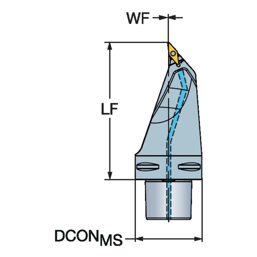 CoroTurn TR Cutting Unit for Turning C6-TR-V13MBL-00130C