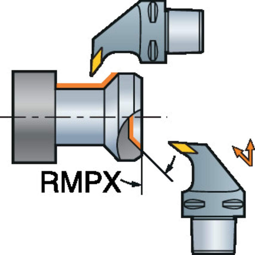 CoroTurn TR Cutting Unit for Turning C8-TR-V13UBR-55080C