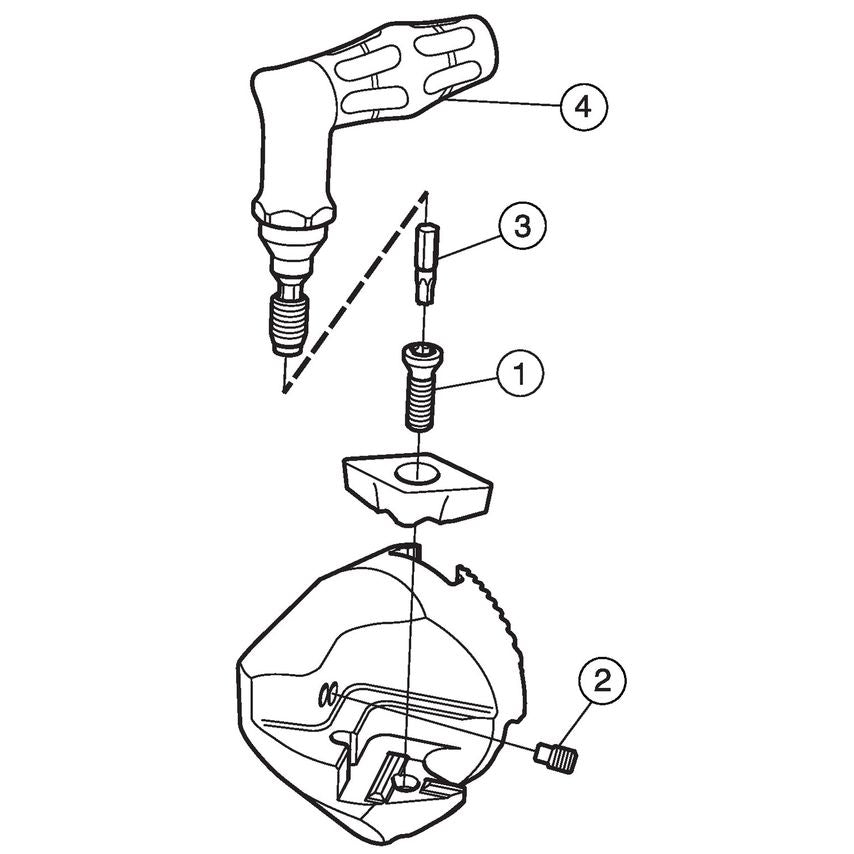 CoroTurn TR Head for Back Boring TITR-W4R-D13UX27A