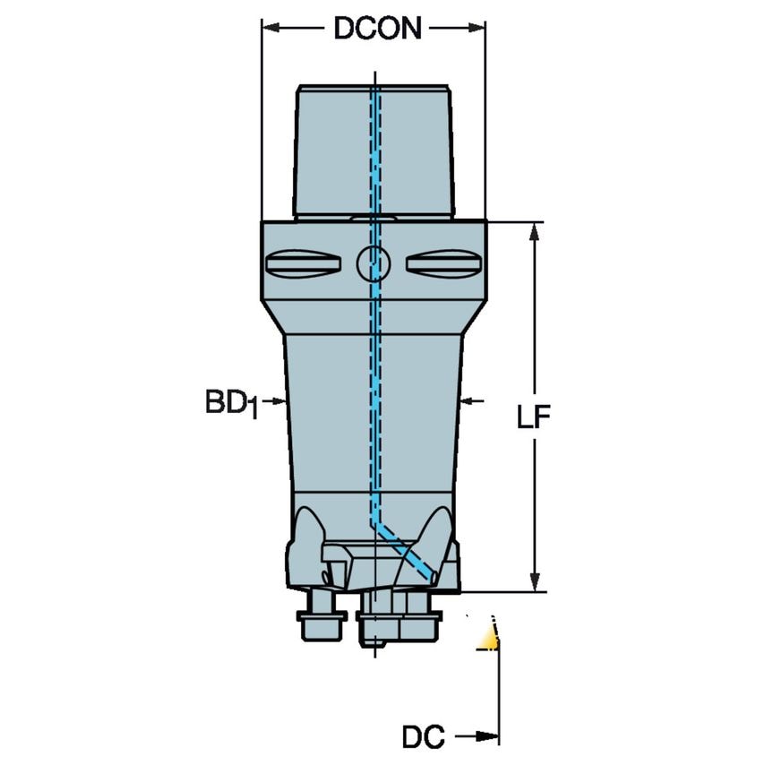 Coromant Capto to CoroBore BR30 Tool Body C6-R820D-AA3060B