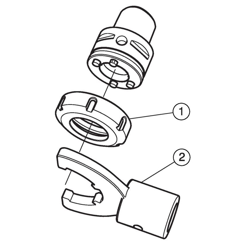 Coromant Capto to Mdi Adapter C5-DM32-N-035