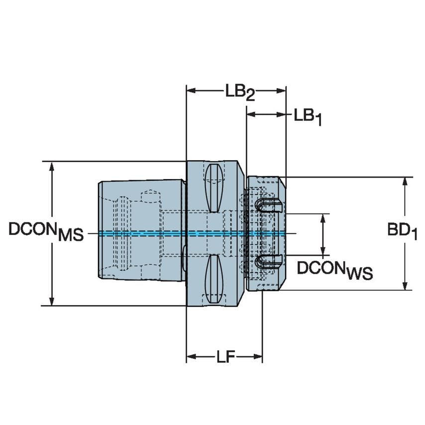Coromant Capto to Mdi Adapter C8-DM32-N-040
