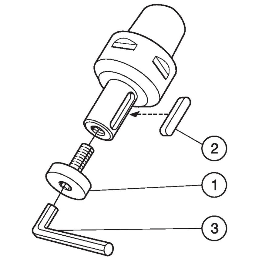 Coromant Capto to Side and Face Mill Arbor Adapter C5-A391.10-25025