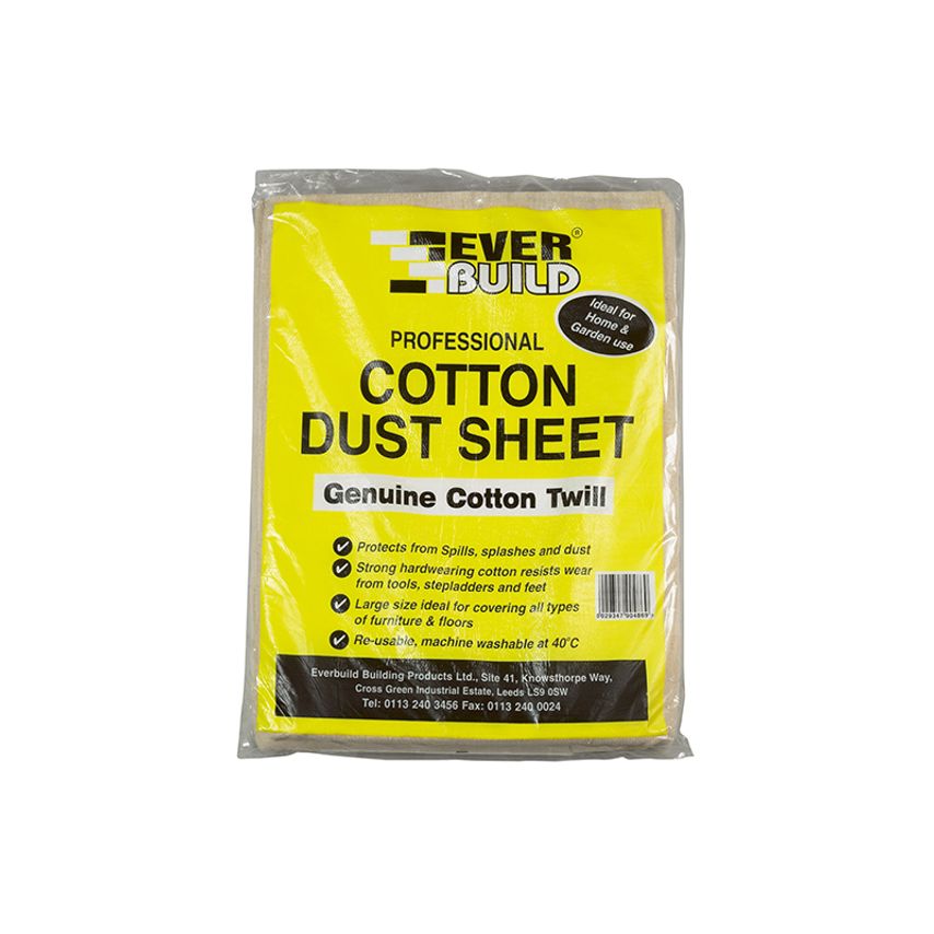 Cotton Dust Sheet 3.6 x 2.7m EVBDUST