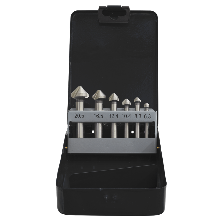 Countersink Bit Set6 Piece - 3 x V Flutes
