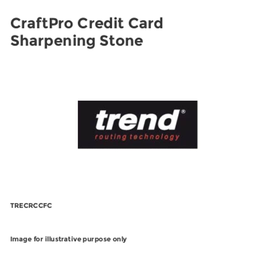 CraftPro Credit Card Sharpening Stone TRECRCCFC