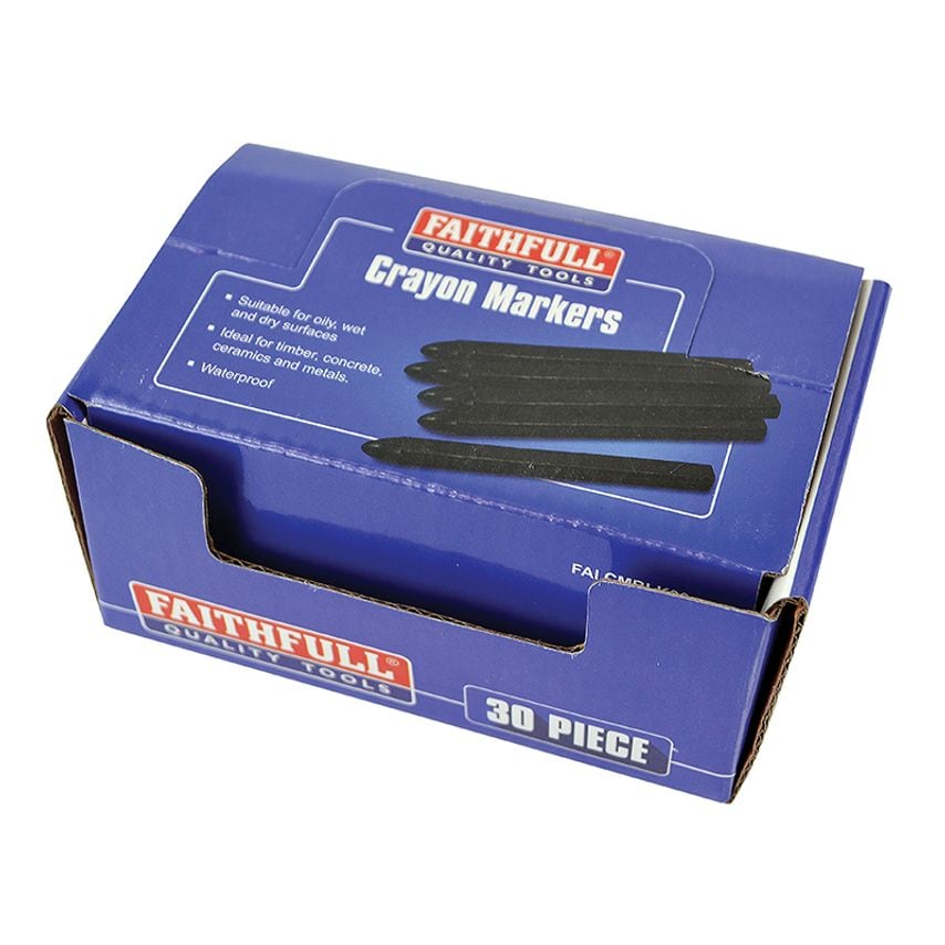 Crayon Marker Black (CDU 30) FAICMBLK30