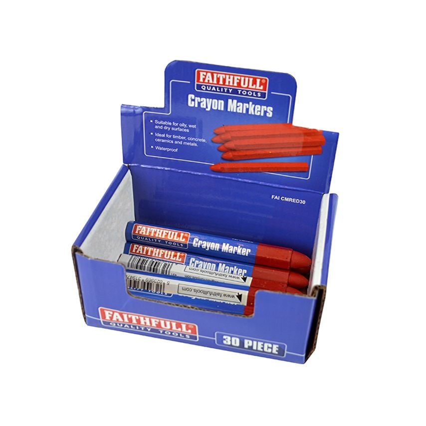 Crayon Marker Red (CDU 30) FAICMRED30