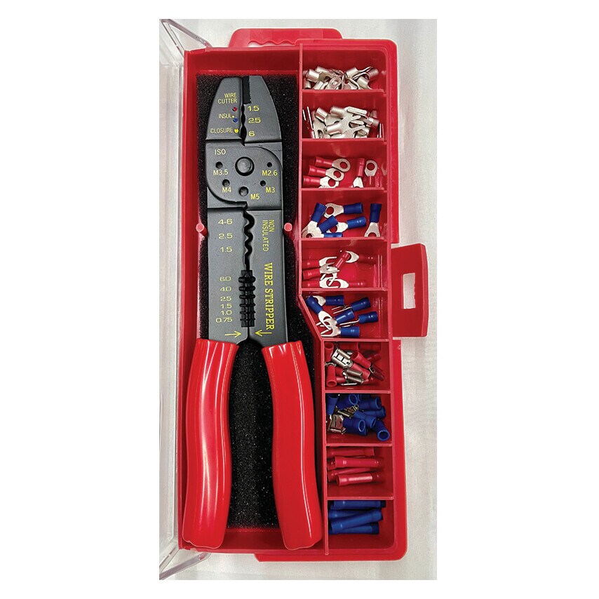 Crimping Plier Kit comes with Assorted Terminals