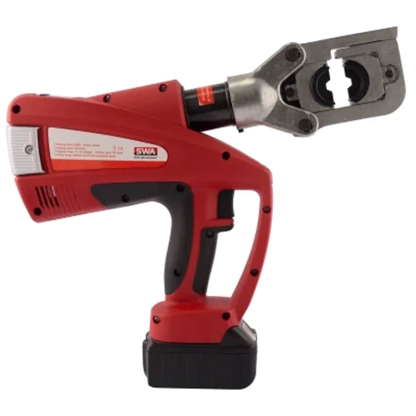 Crimping Tool Cutting Battery Operated 10-300mm2 Red Plastic
