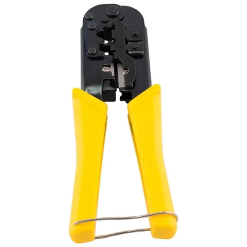 Crimping Tool Modular for 8P8C/RF45-6P/RJ11/RJ12/6P2C Black