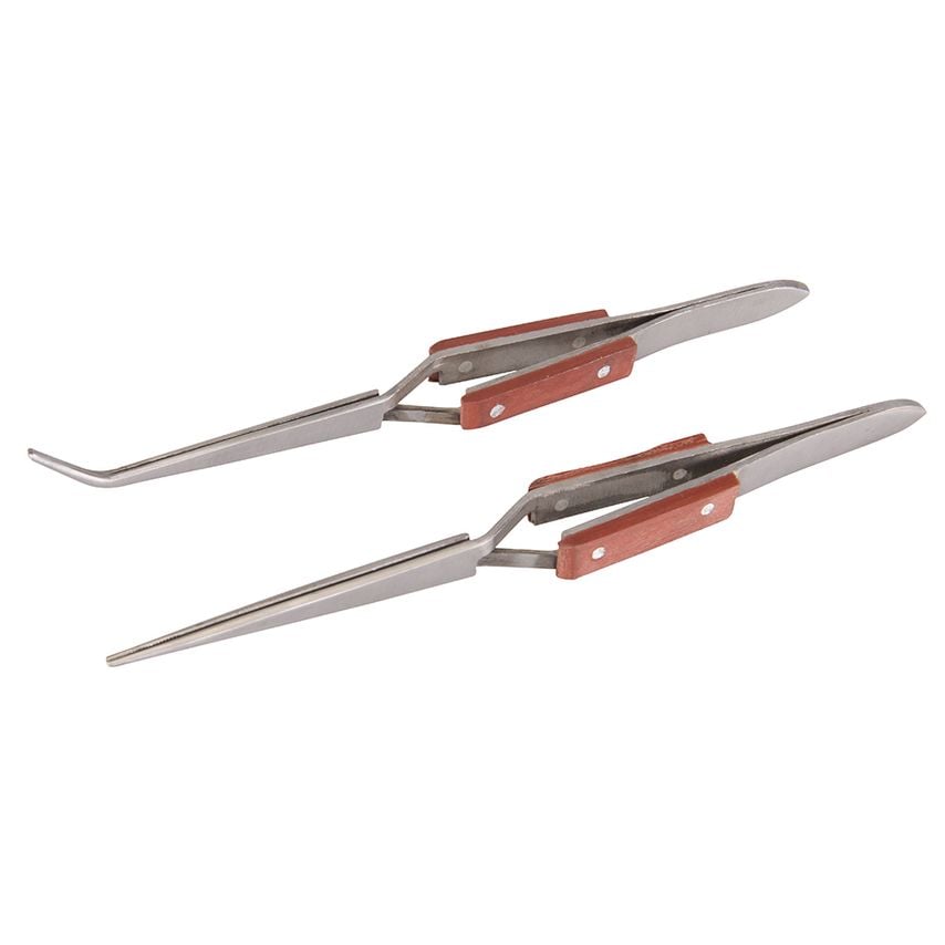Cross-Action Tweezer Set 2 Piece 162/165mm