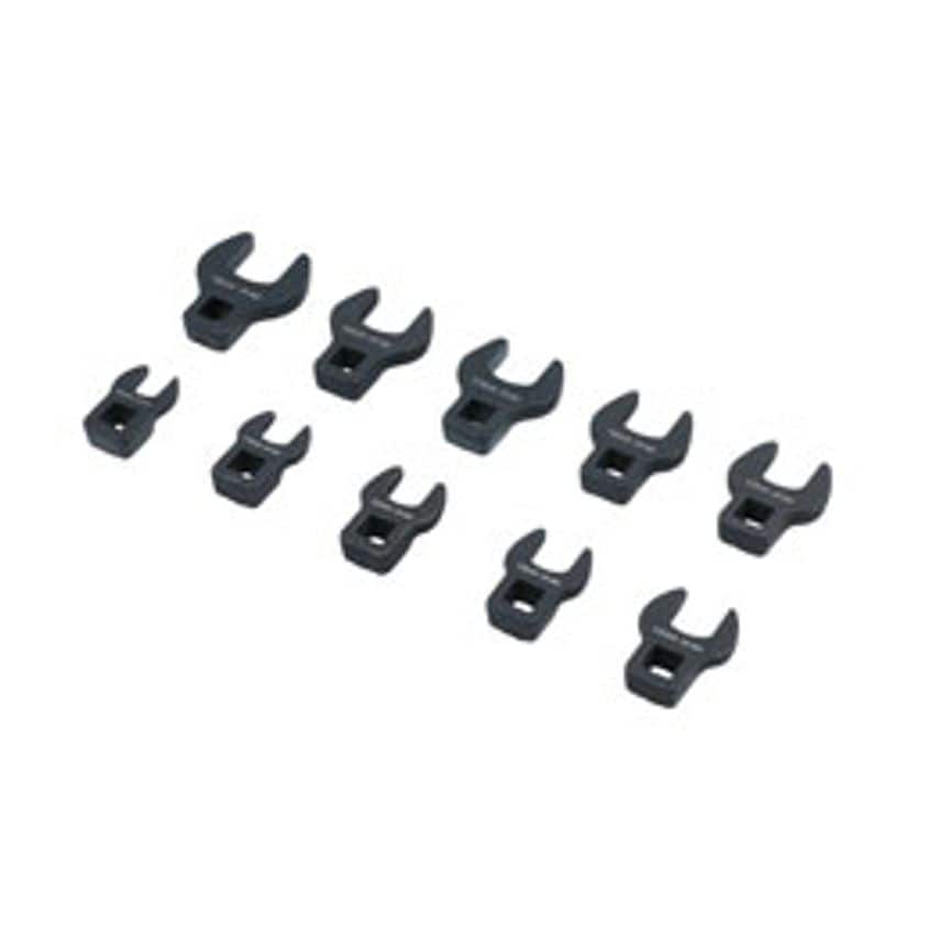 Crows Foot Wrench Set 3/8D 10 Piece