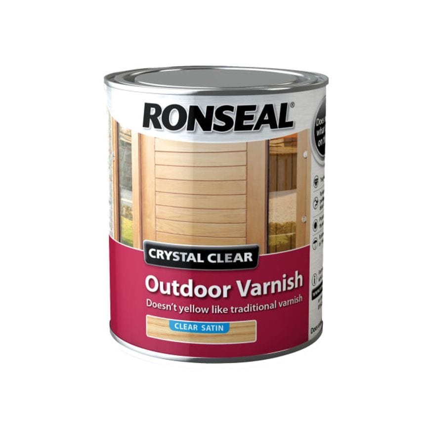 Crystal Clear Outdoor Varnish Satin 750ml