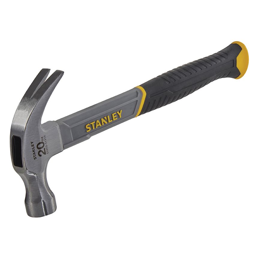 Curved Claw Hammer Fibreglass Shaft 570g (20oz) STA051310