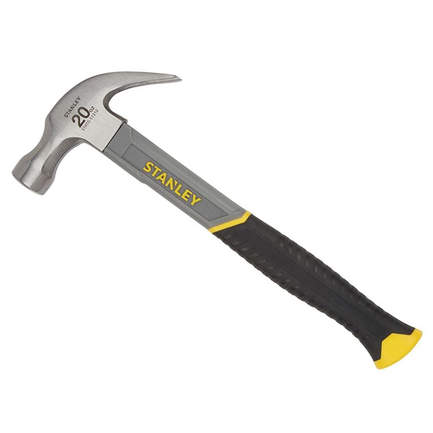 Curved Claw Hammer Fibreglass Shaft 570g (20oz) STA051310