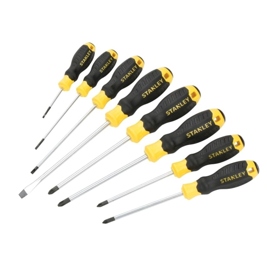 Cushion Grip Screwdriver Set, 8 Piece