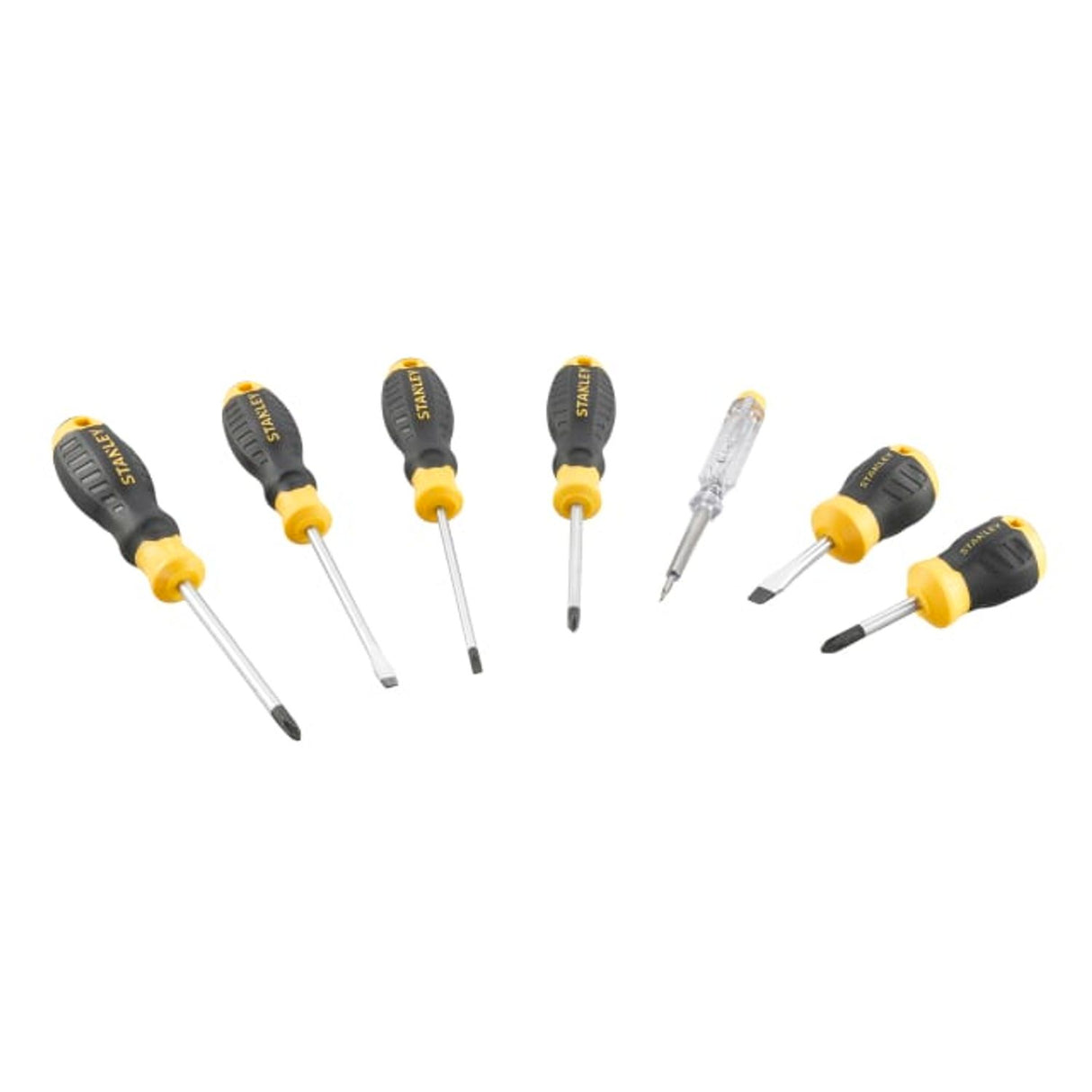 Cushion Grip Screwdriver Set - 6 Piece + Voltage Tester