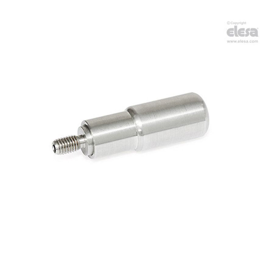 Cylindrical revolving handle-GN 798.1-NI-24-M8