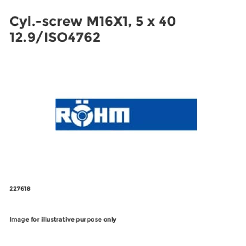 Cyl.-screw M16X1, 5 x 40 12.9/ISO4762