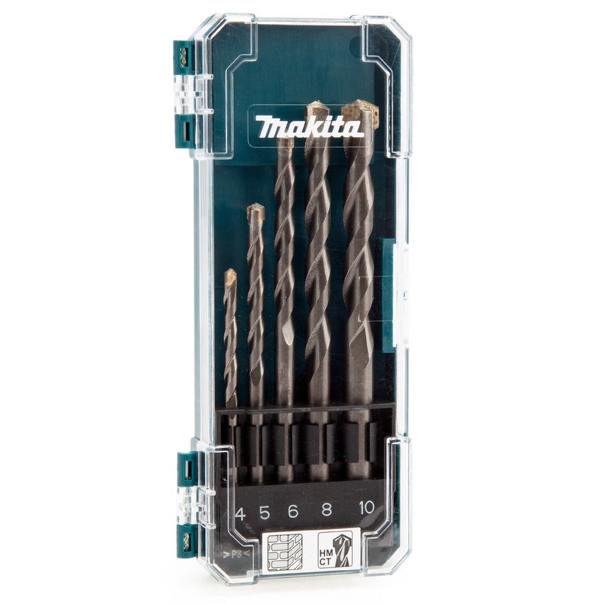D-72877 TCT Drill Bit Set for Masonry (5 Piece)