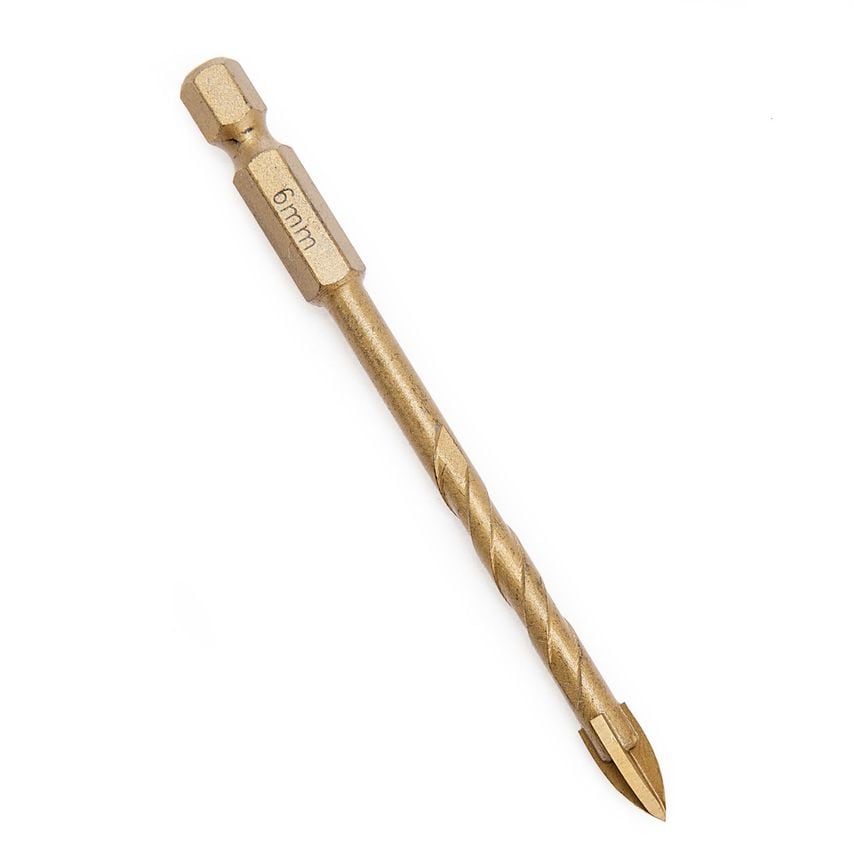 DBG060 4 Point Drill Bit for Tile & Glass 6mm