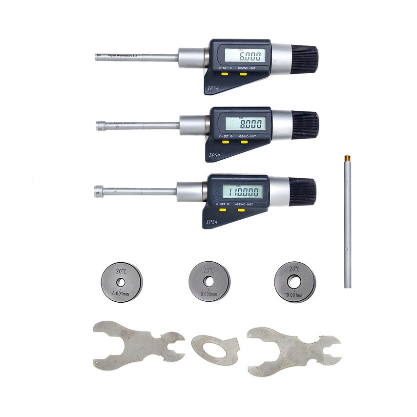 DBG0612S Digital Bore Gauge Set 6-12mm (0.236-0.472")