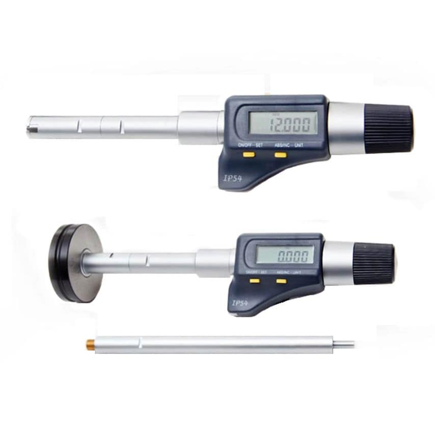 DBG1220S Three-Point Digital Bore Gauge Set 12-20mm (0.472-0.787")
