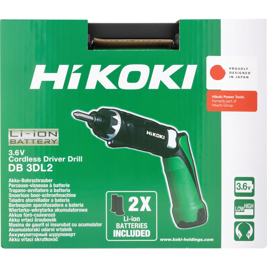 DB 3DL2/Jlz Cordless Screwdriver, 2X 1.5 AH Batteries and 30 Minute Charger in Carry Case