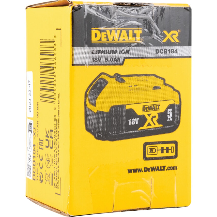 DCB184-XJ 18V Li-ion Battery 5.0AH