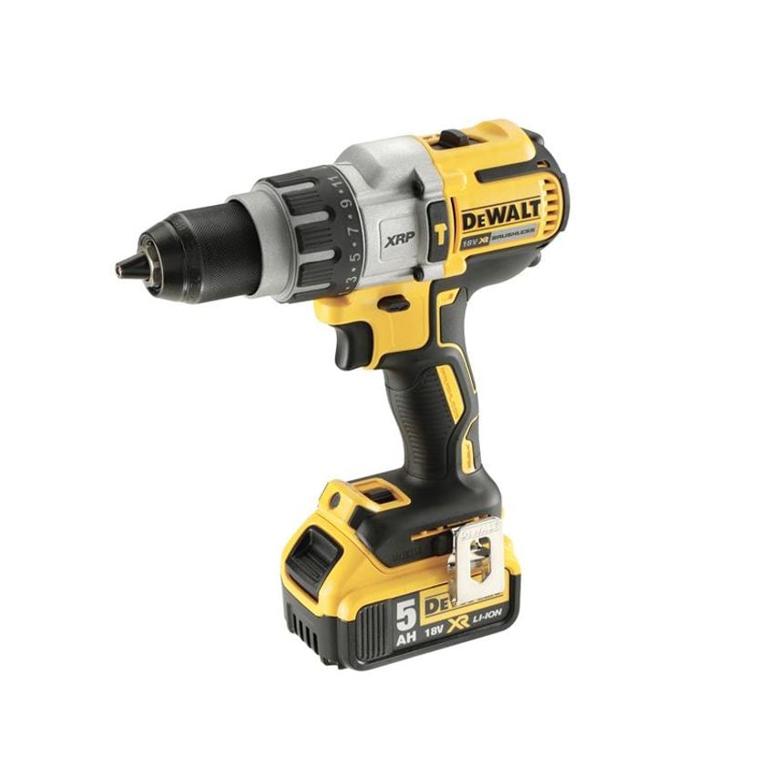 DCD996P2 XR Brushless Combi Drill 18V 2 x 5.0Ah Li-ion DEWDCD996P2