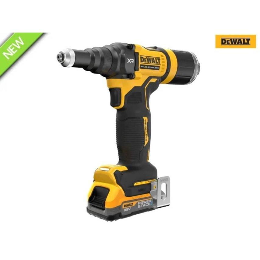 DCF403E1T XR 3/16in Brushless Riveter 1 X 1.7Ah Powerstack Li-ion